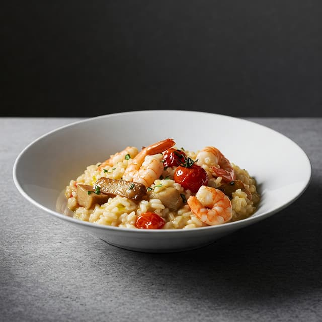 Risotto de Lau Lau Tomate Confitado/Champiñones image