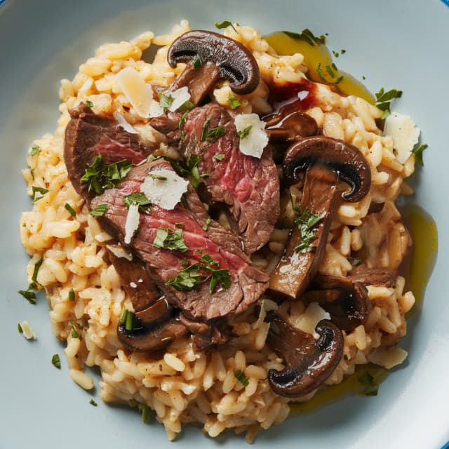 Risotto de Lomito al Vino Tinto/Champiñones image